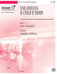 For Unto Us a Child is Born Handbell sheet music cover